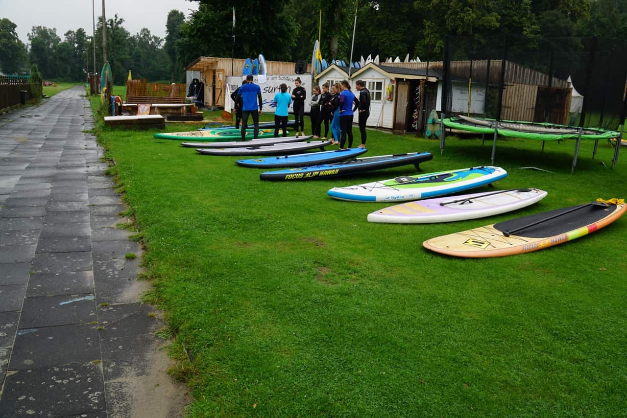 StandUpPaddling Seaside Beach Baldeneysee